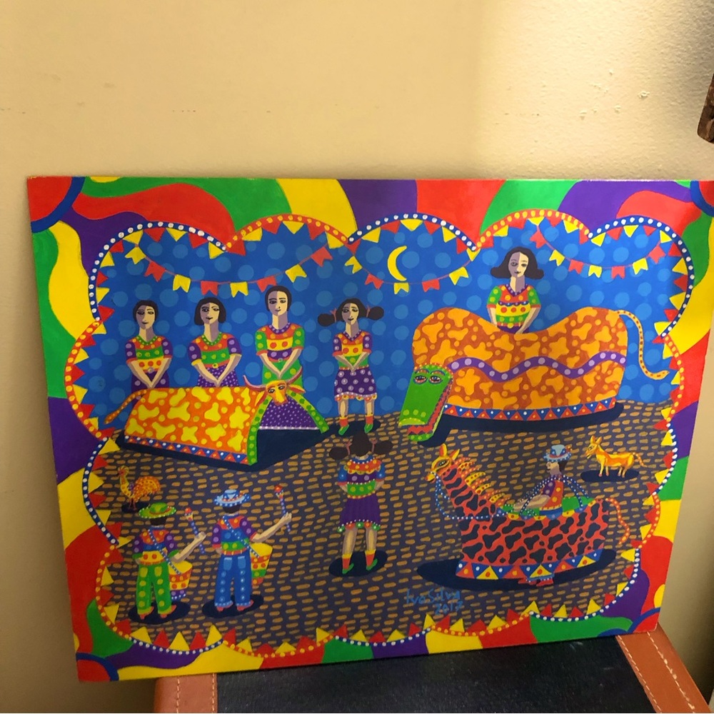 Folk art painting